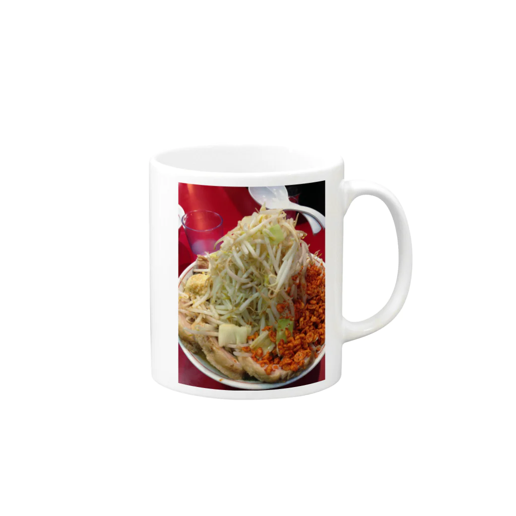 pakiのramen Mug :right side of the handle