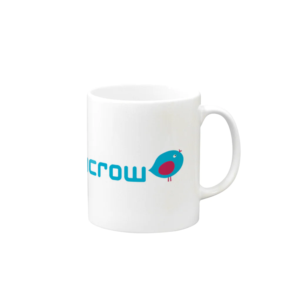 goodboulderingグッぼるのcrucrow Mug :right side of the handle