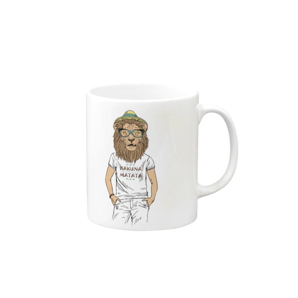 GRAPHICAのHAKUNA MATATA Mug :right side of the handle