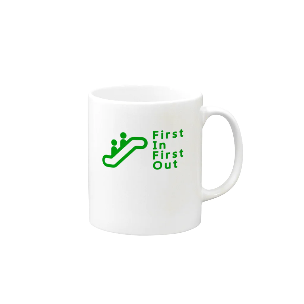 Geek-TのFIFO Mug :right side of the handle