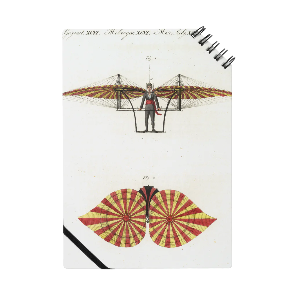 J. Jeffery Print Galleryの18世紀の飛行機 ノート