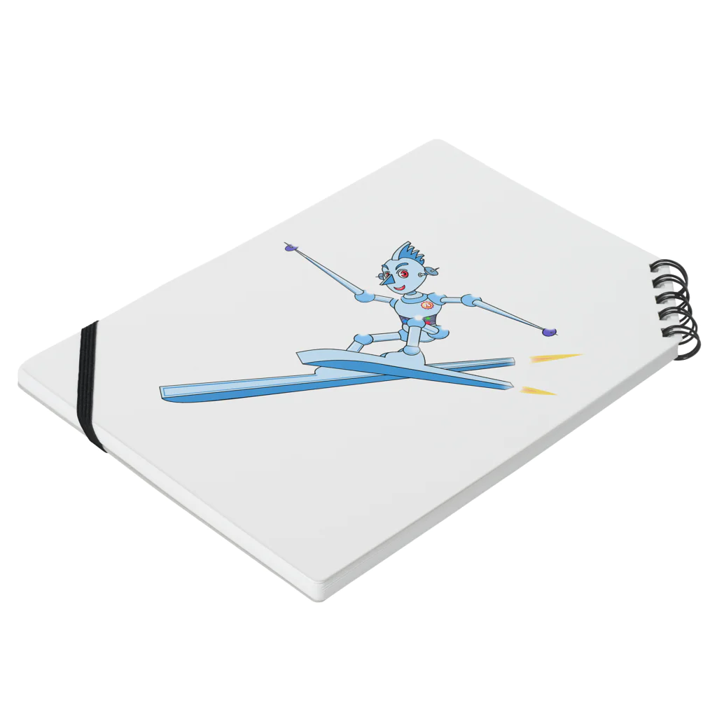 石田 汲のスキーロボ大滑降 Notebook :placed flat