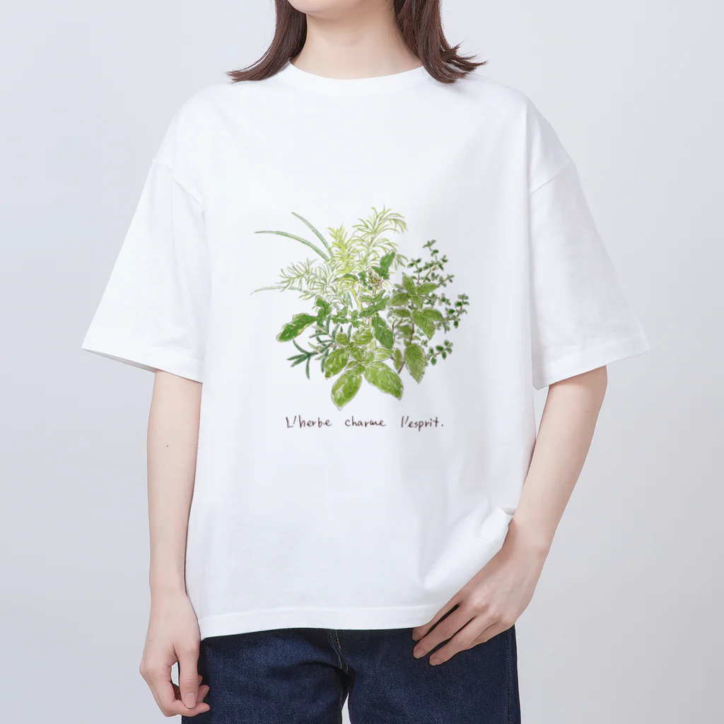 かんざき かりんのナチュラルシリーズ「ハーブ」 Oversized T-Shirt