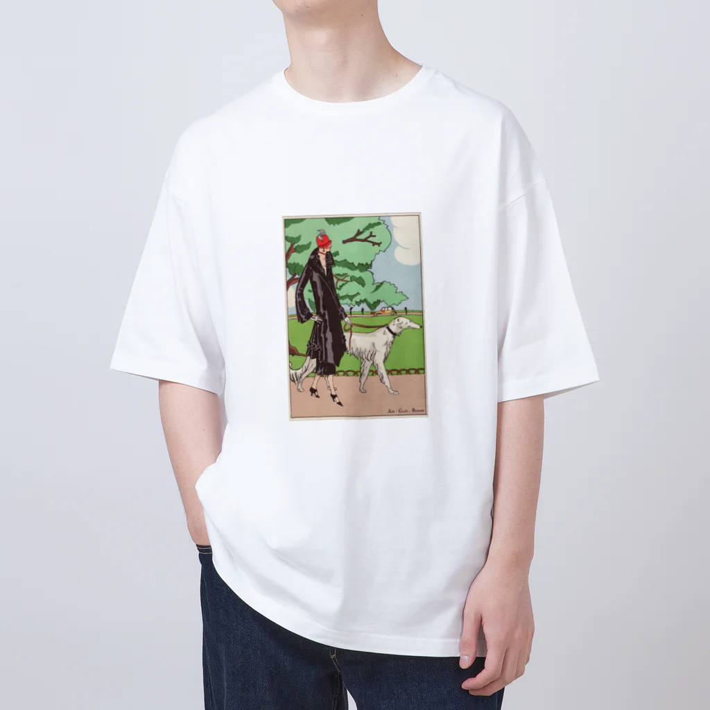 J. Jeffery Print Galleryの愛犬とお散歩 Oversized T-Shirt