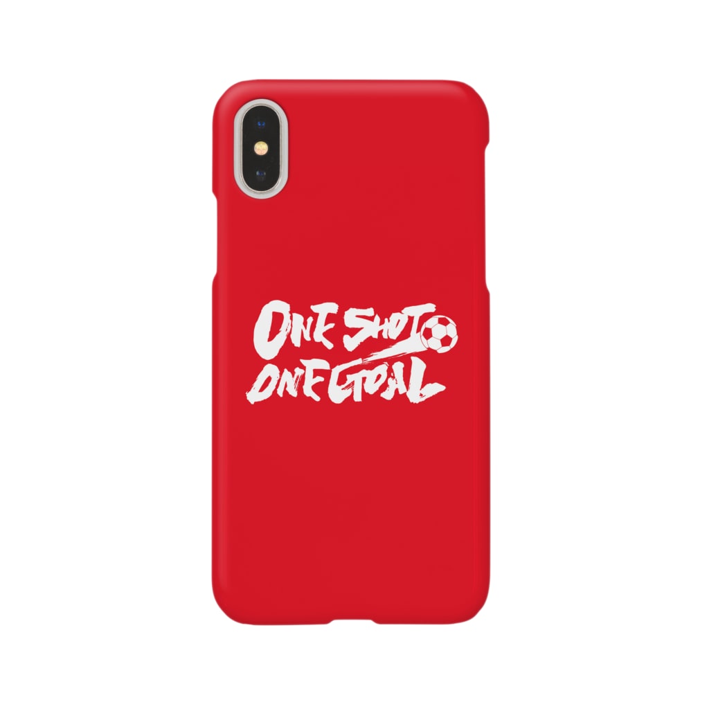 One Shot One Goal 赤 Burnworks Design Burnworks のスマホケース Iphoneケース 通販 Suzuri スズリ