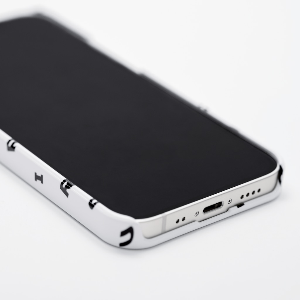 zunguri mukkuriのドットアヒル Smartphone Case :bottom edge