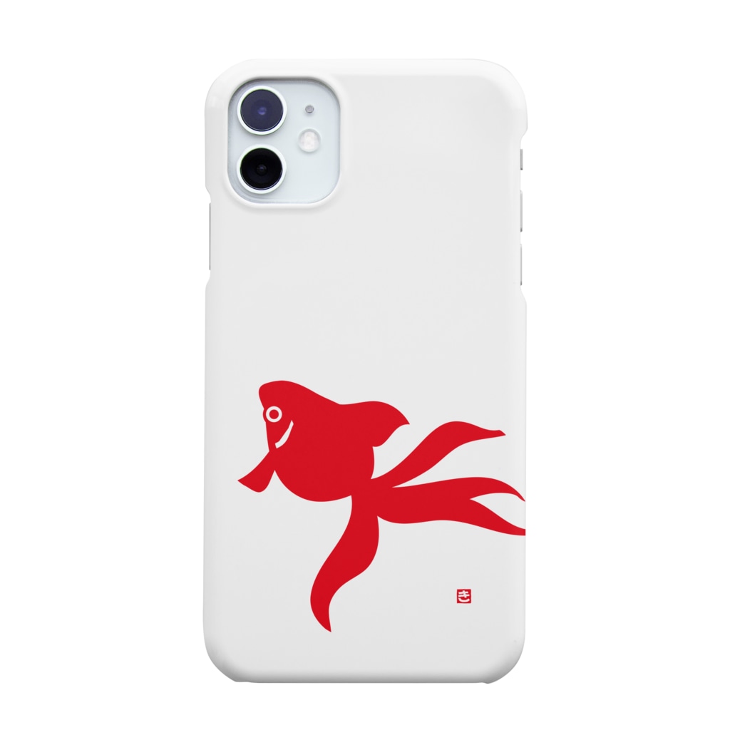 burnworks designの金魚  Smartphone Case