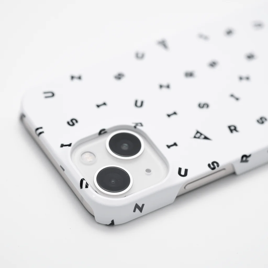 LalaHangeulの花咲く花道だけ歩こう　ハングルデザイン Smartphone Case :camera lens hole