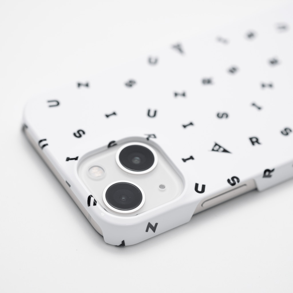 SCARR'Sのロゴ携帯ケース Smartphone Case :camera lens hole