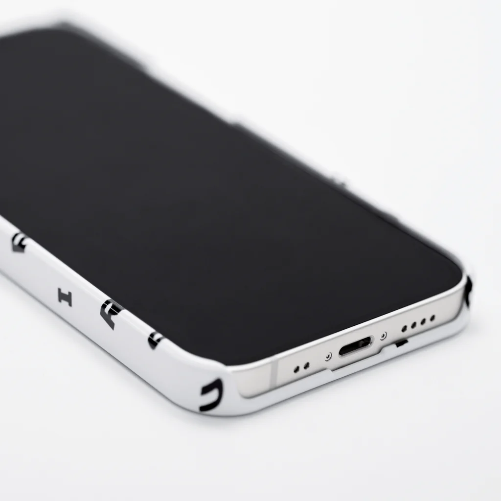 ぬこぷちゃんねるのぬこスマホケース iPhone Smartphone Case :bottom edge