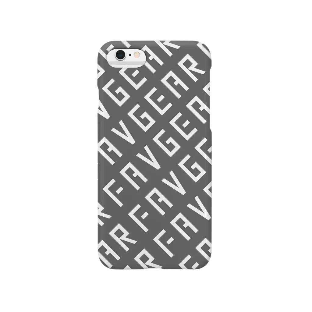 ファヴギアのFAVGEAR | pattern [gray] Smartphone Case
