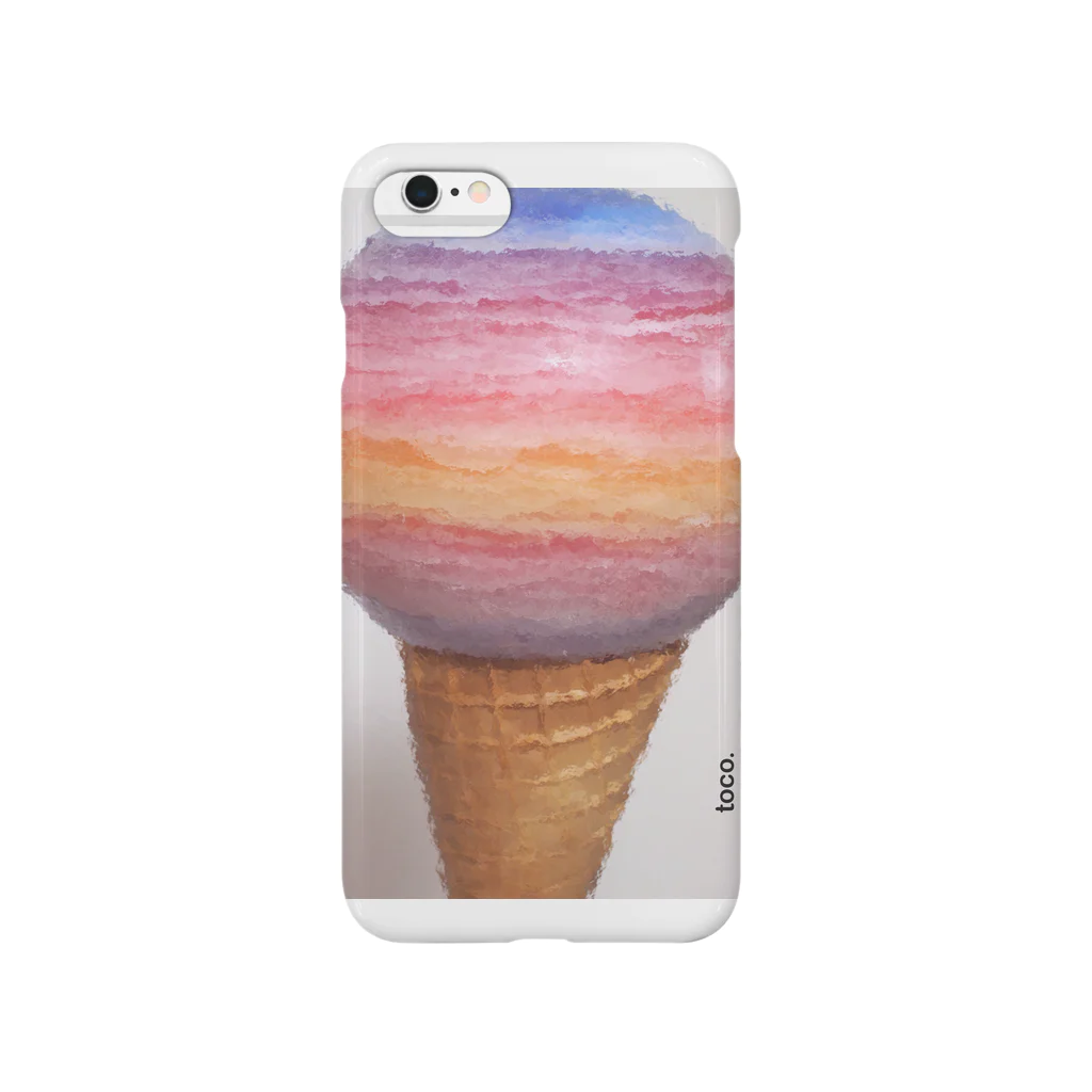 tocoのレインボーアイスクリーム Smartphone Case