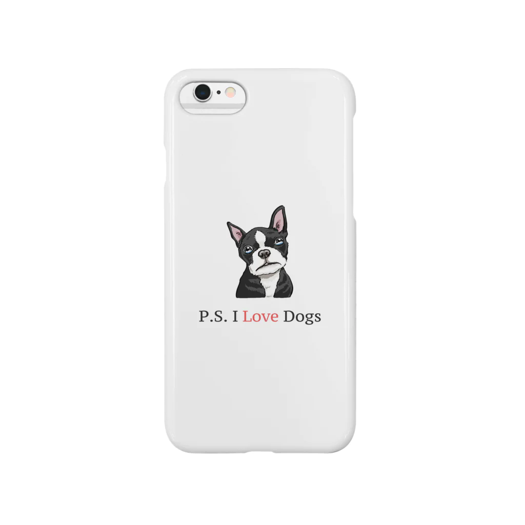 リオ・リーバスのP.S. I Love Dogs（クライング・ドッグ） スマホケース