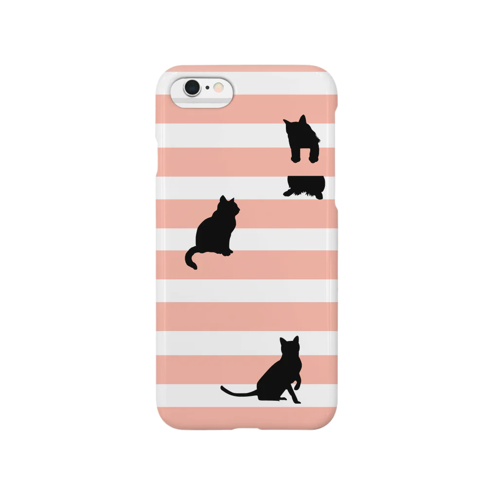 pescoの猫のシルエット Smartphone Case