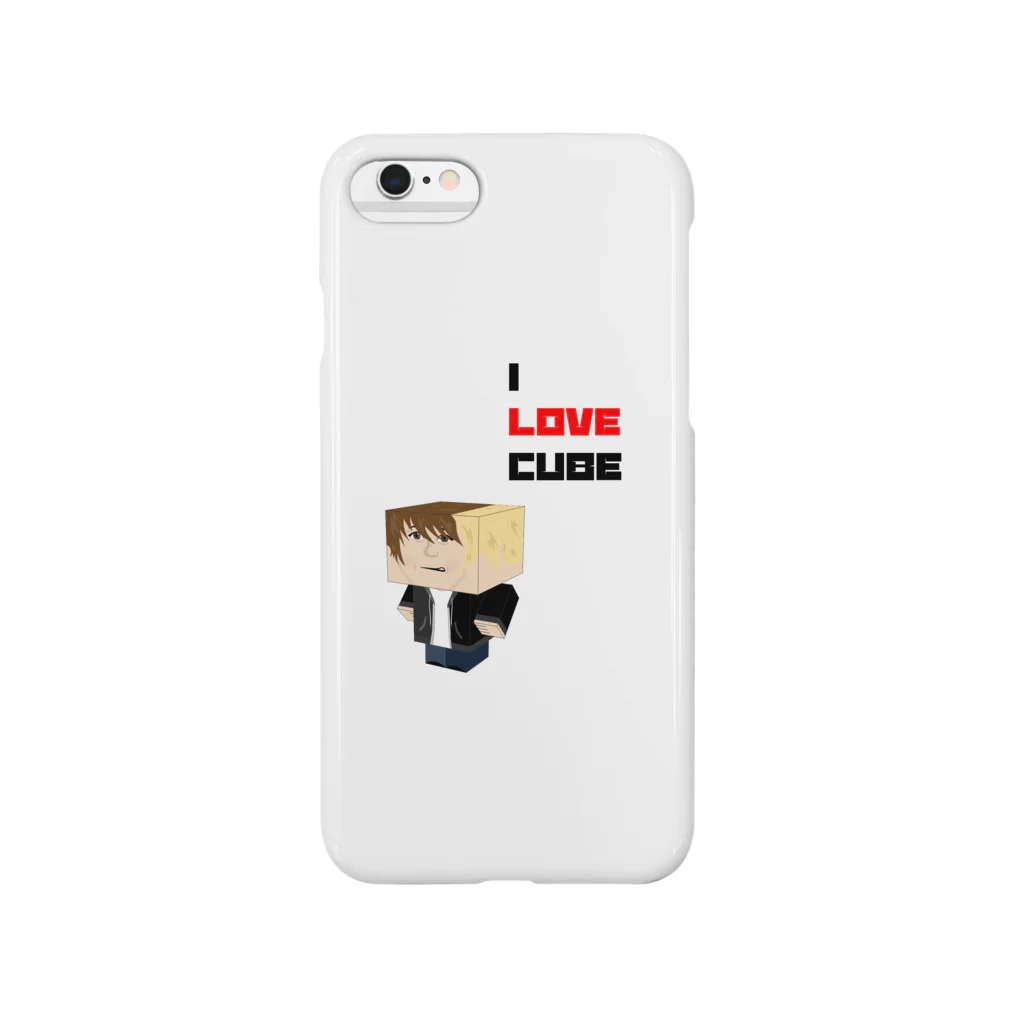 AwesomeのI LOVE CUBE スマホケース