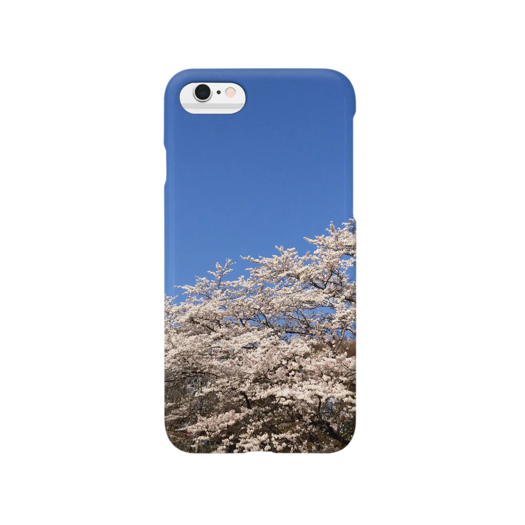 しゅーとの桜と青空 スマホケース