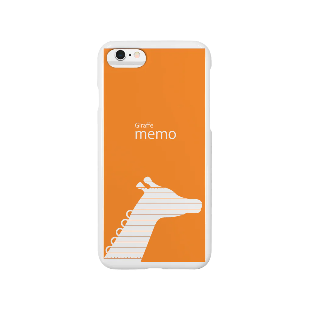 Giraffe SeriesのGiraffe memo Smartphone Case