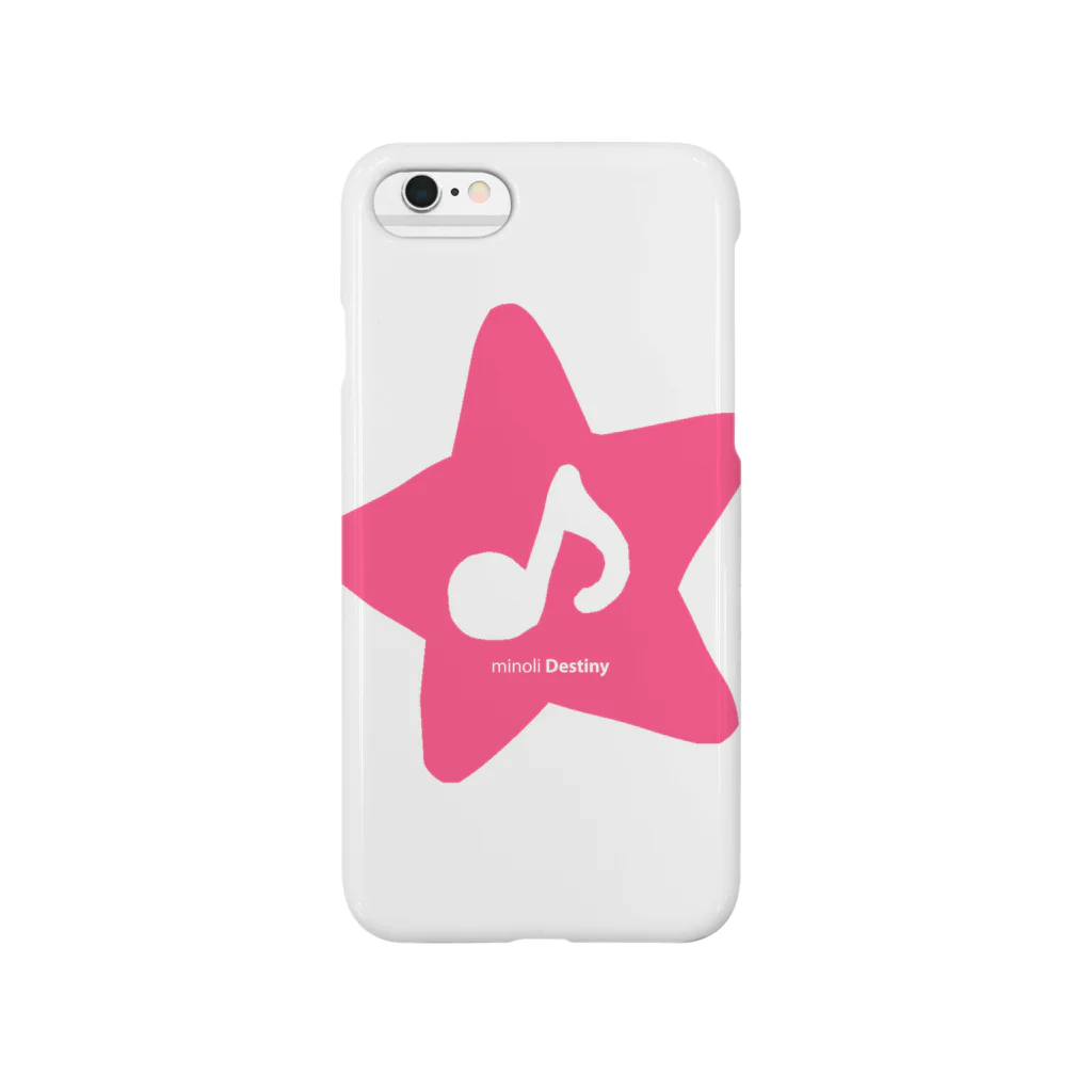 minoli DestinyのminoliDestiny PINK STAR スマホケース