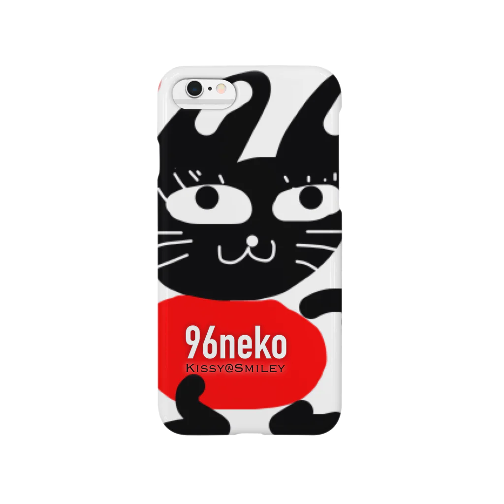 Kissy SmileyのKissy@Smiley/96neko Smartphone Case