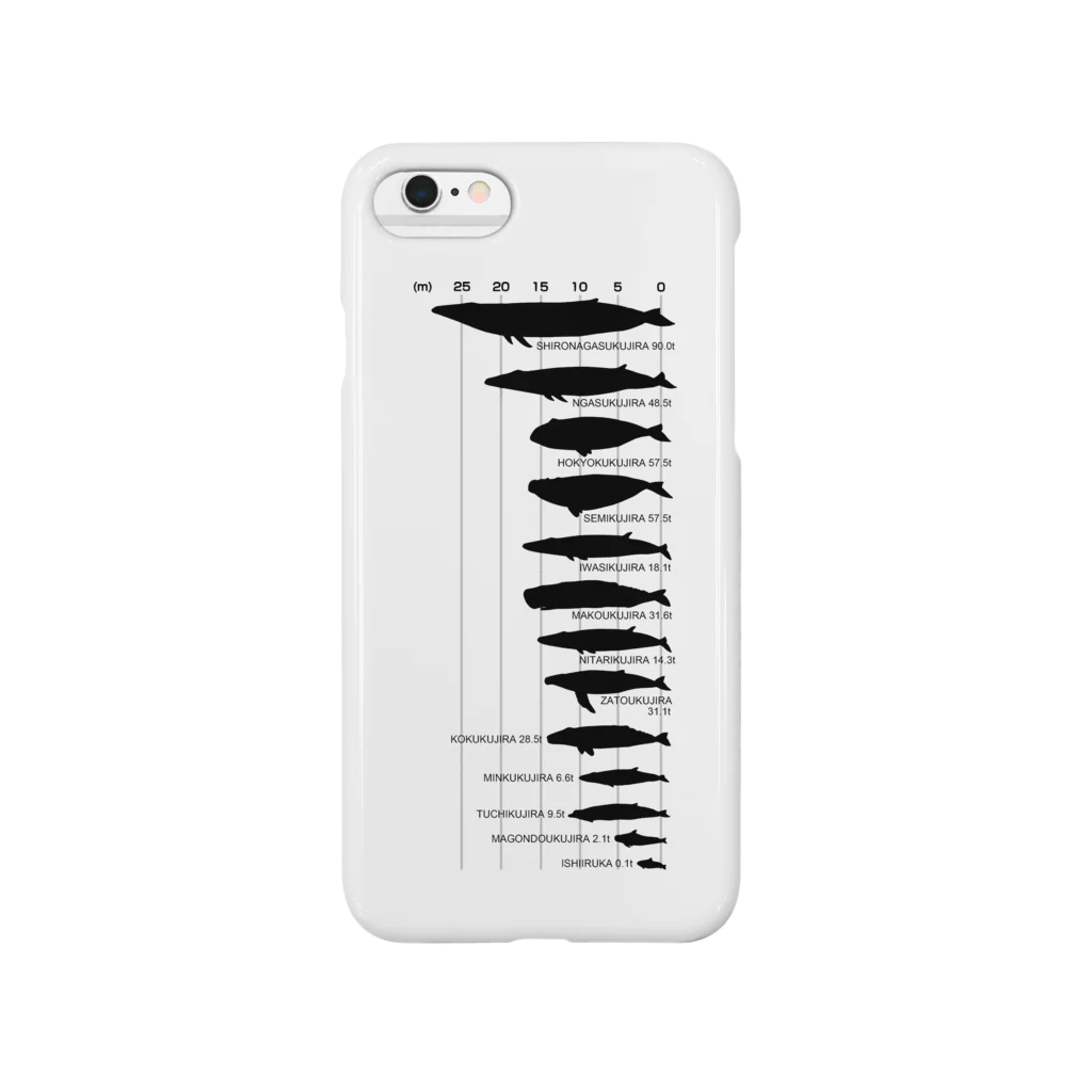 ttsoulのクジラのサイズ Smartphone Case