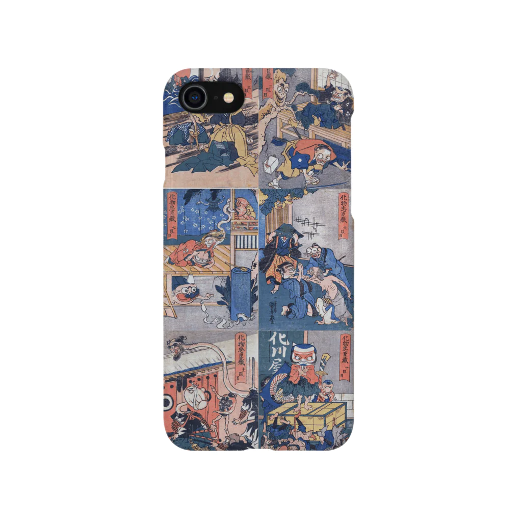 和もの雑貨 玉兎の化物忠臣蔵【浮世絵・妖怪・歌舞伎】 iPhone Smartphone Case