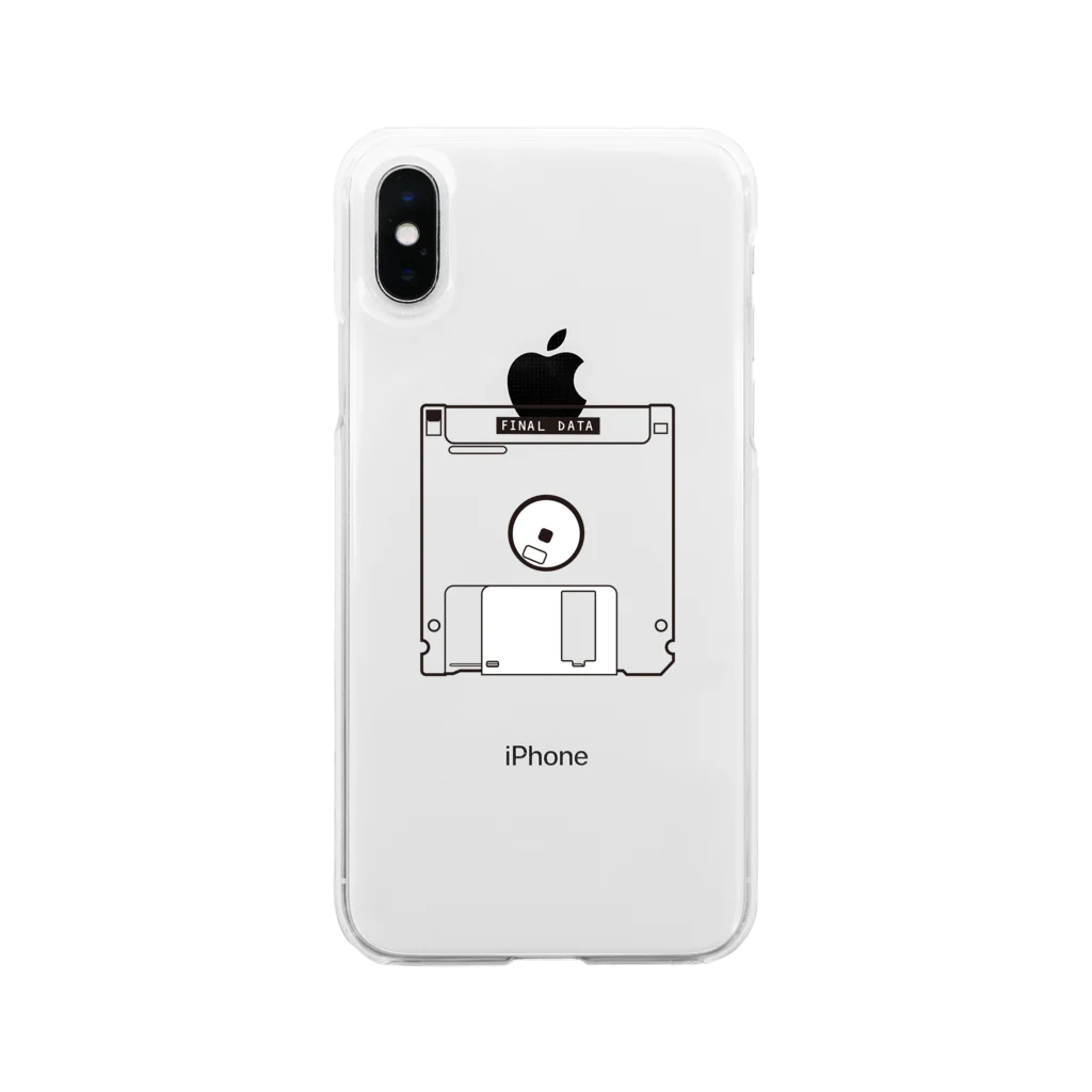 てなが.jpのFinalData Soft Clear Smartphone Case