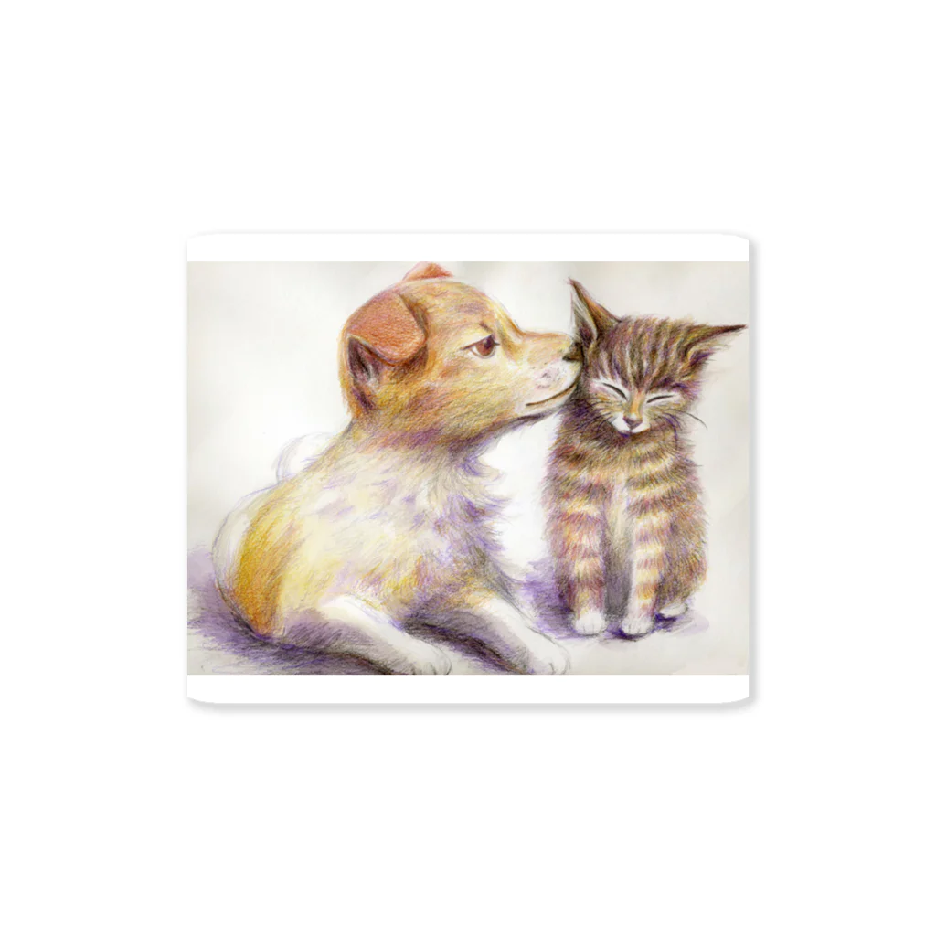リラの子犬と子猫 Sticker