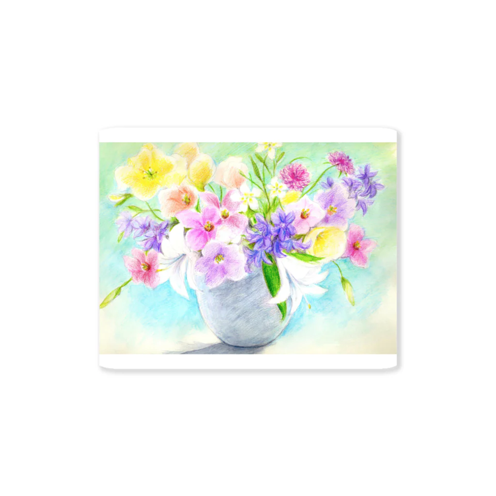 リラの盛り花2 Sticker