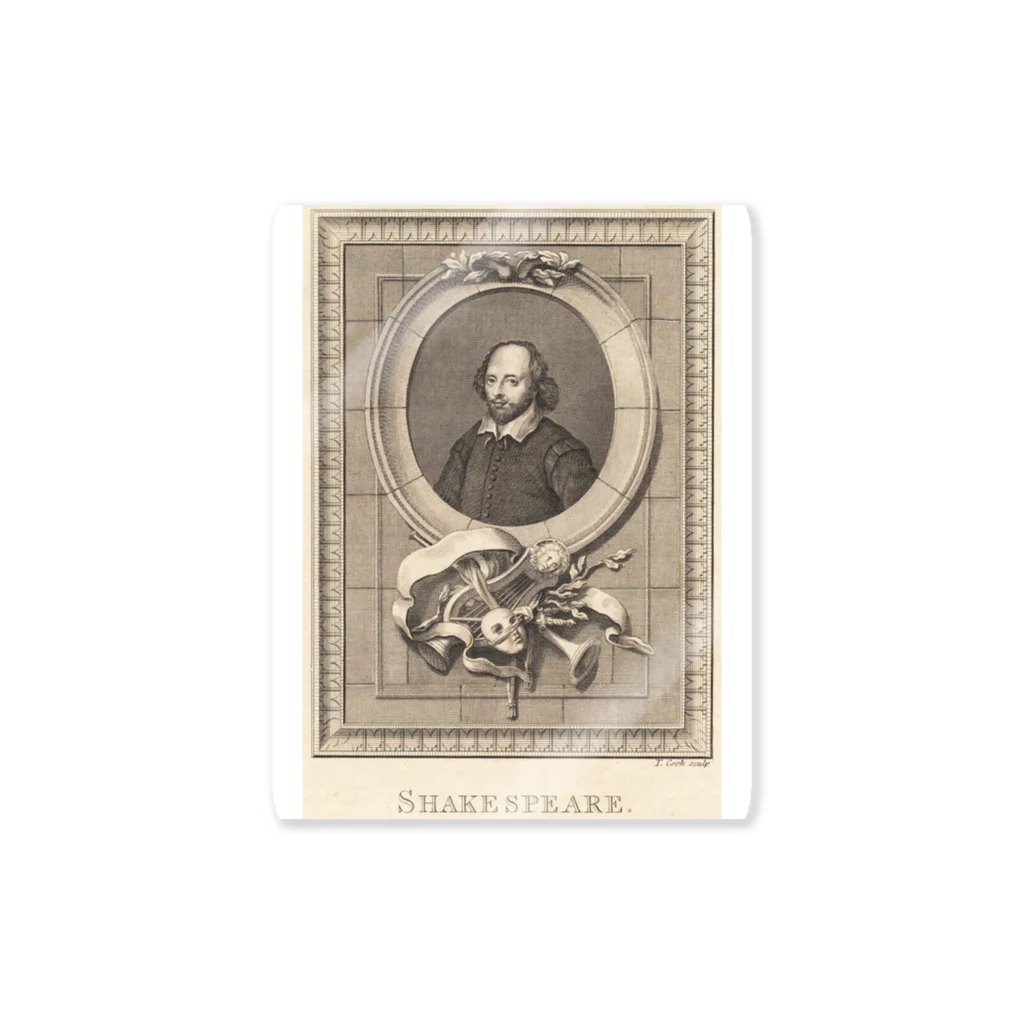 J. Jeffery Print Galleryのウィリアム・シェイクスピア Sticker