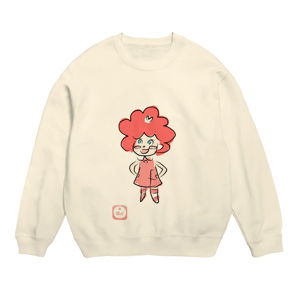 takejuneのFrilﾀｿ Crew Neck Sweatshirt