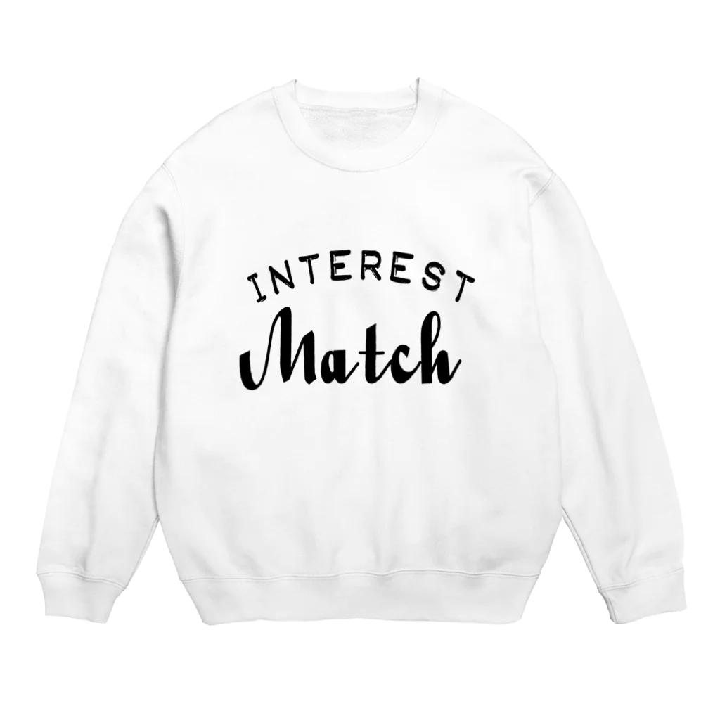 INTERESTMatchのINTEREST Match  Crew Neck Sweatshirt