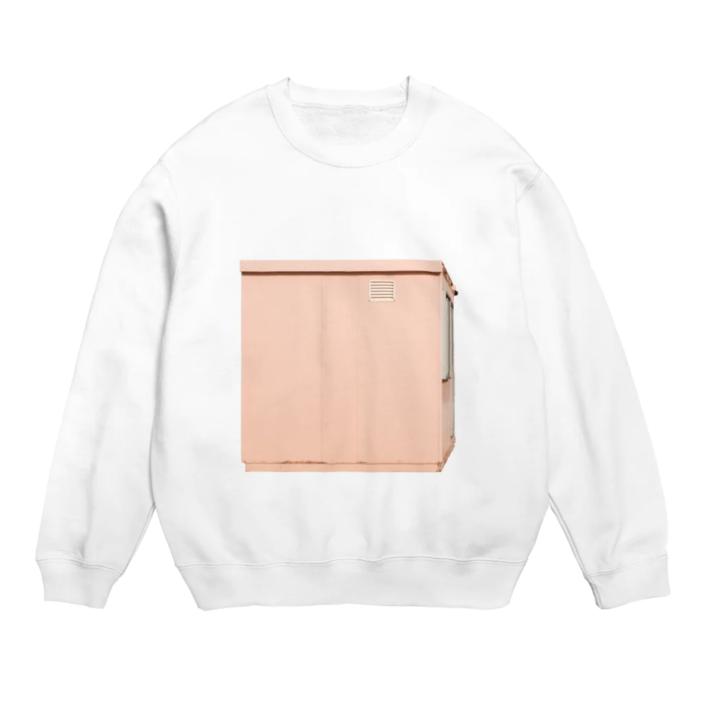 Yusuke Saitohのサーモンピンクの小屋 Crew Neck Sweatshirt