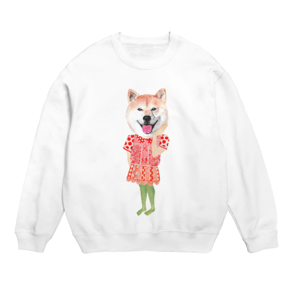 Funaまみむめものしばいぬ Crew Neck Sweatshirt