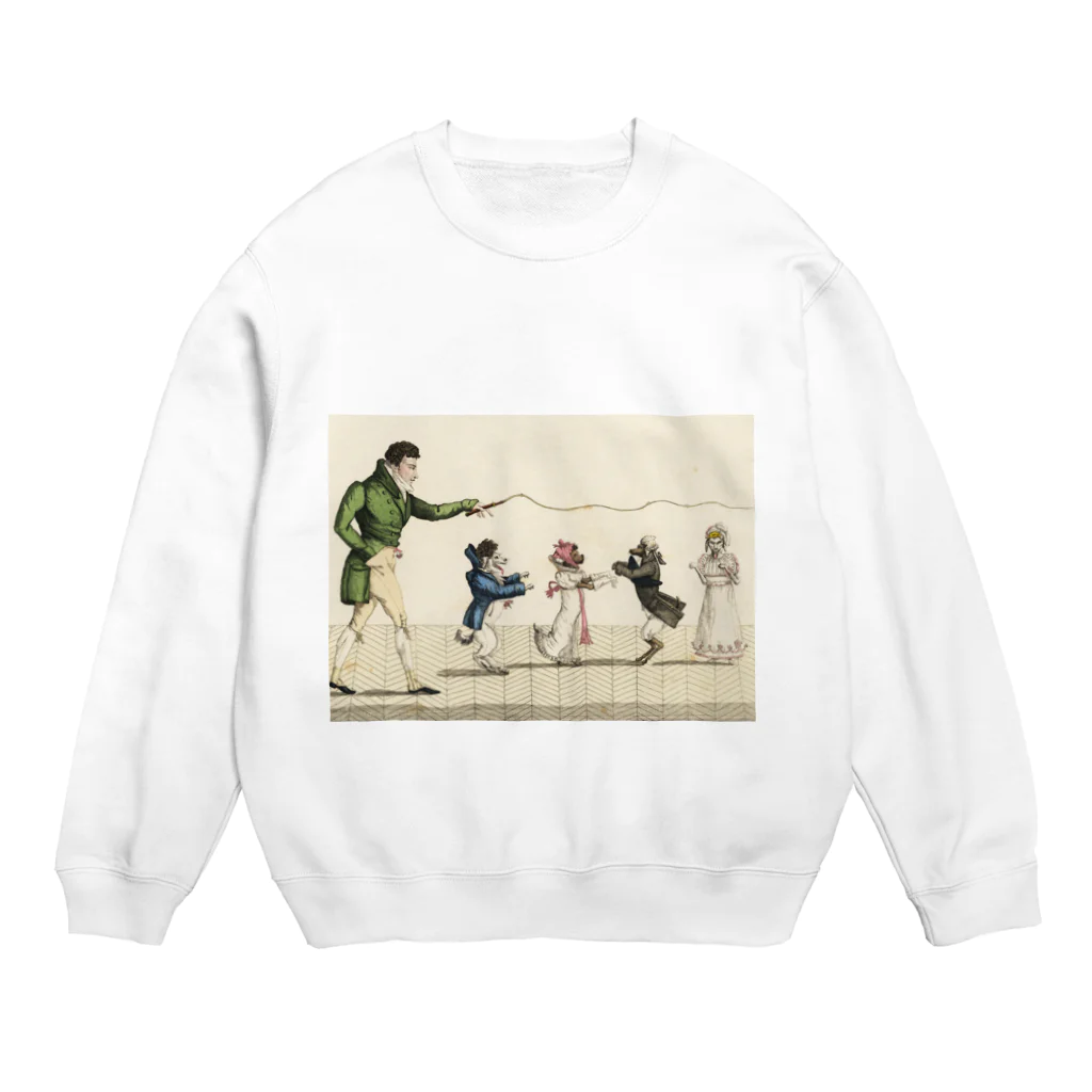 J. Jeffery Print Galleryのパリのドッグショー Crew Neck Sweatshirt