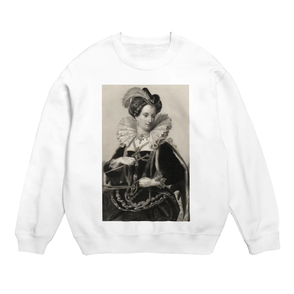 J. Jeffery Print Galleryの英国女王エリザベスⅠ世 Crew Neck Sweatshirt