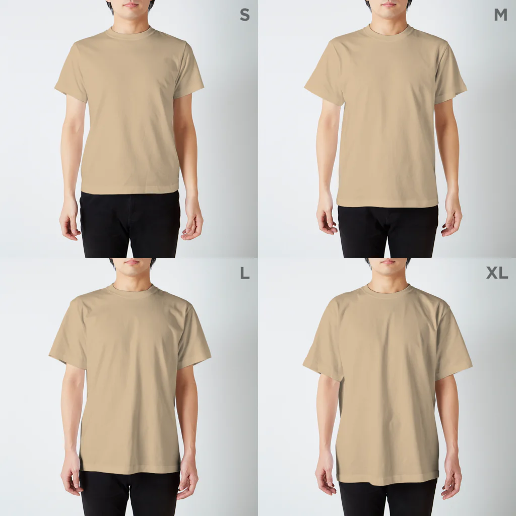 ひとつ屋根の下ショップのどろだんご Regular Fit T-Shirt :model wear (male)