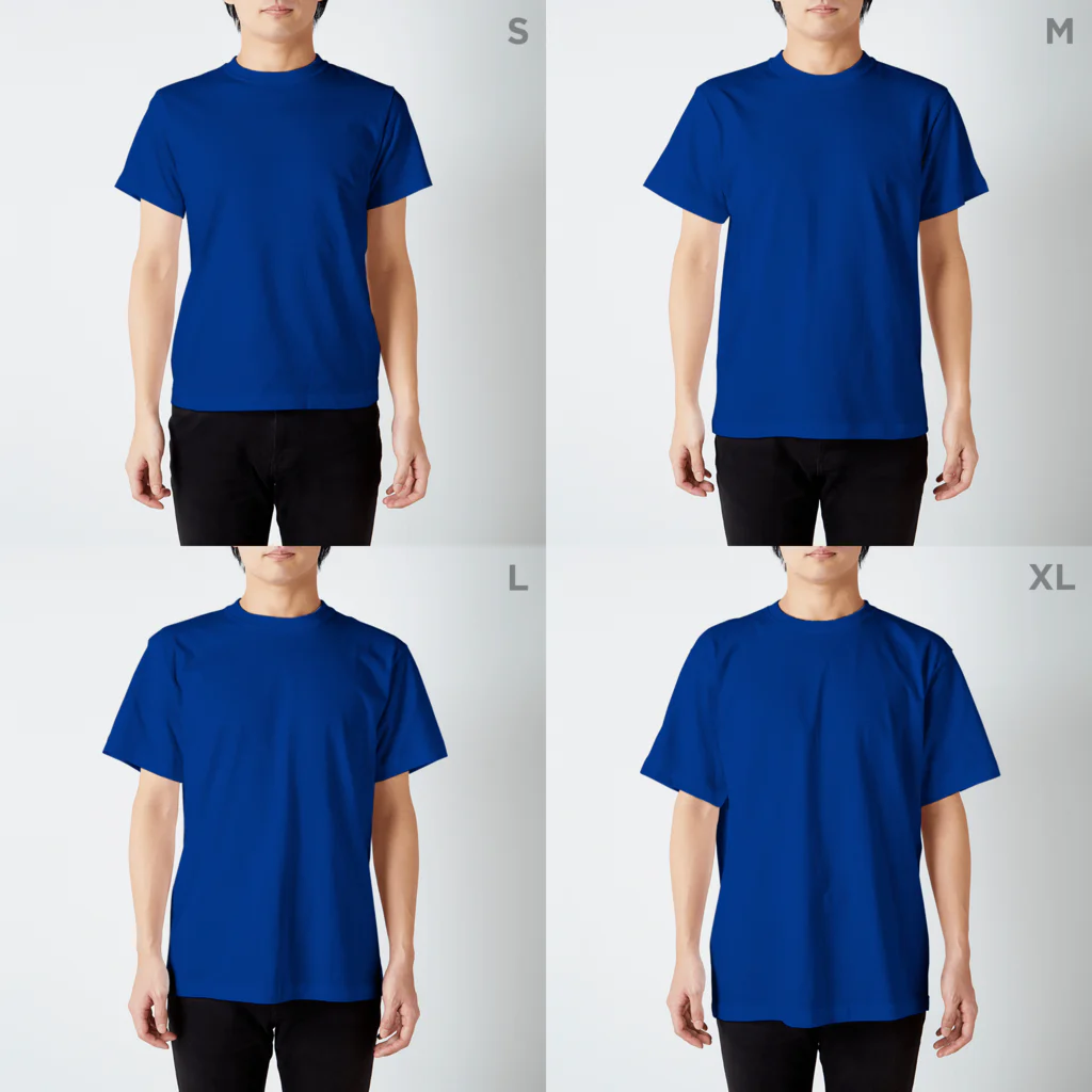 おやこのクロッキーのアイスクレープ Regular Fit T-Shirt :model wear (male)