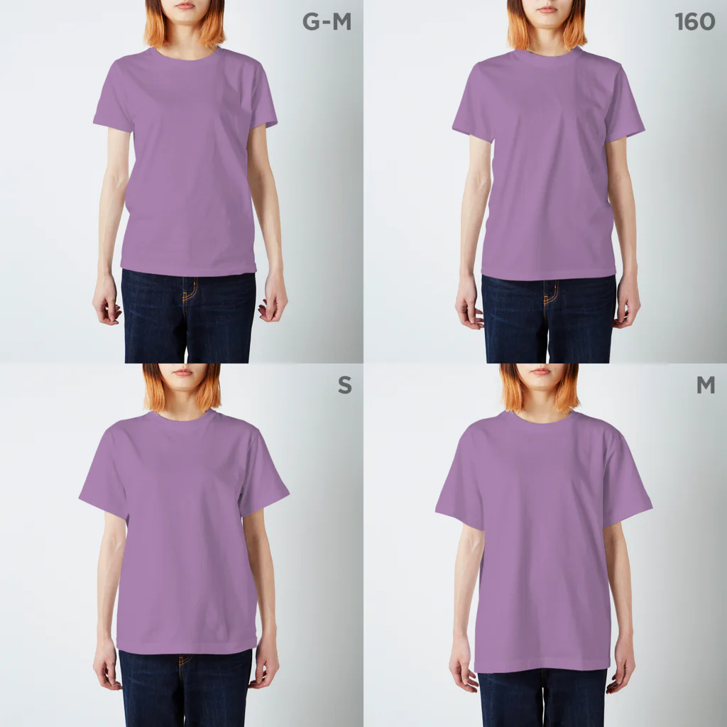 あけたらしろめのべ Regular Fit T-Shirt :model wear (woman)