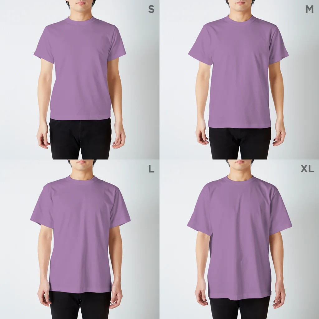 あけたらしろめのべ Regular Fit T-Shirt :model wear (male)