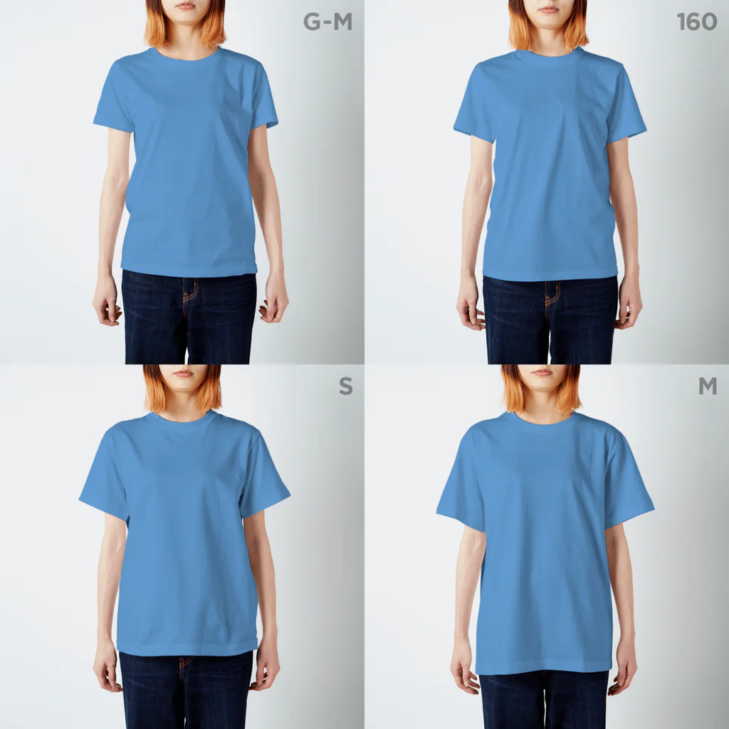 もぐらさんののみとも Regular Fit T-Shirt :model wear (woman)