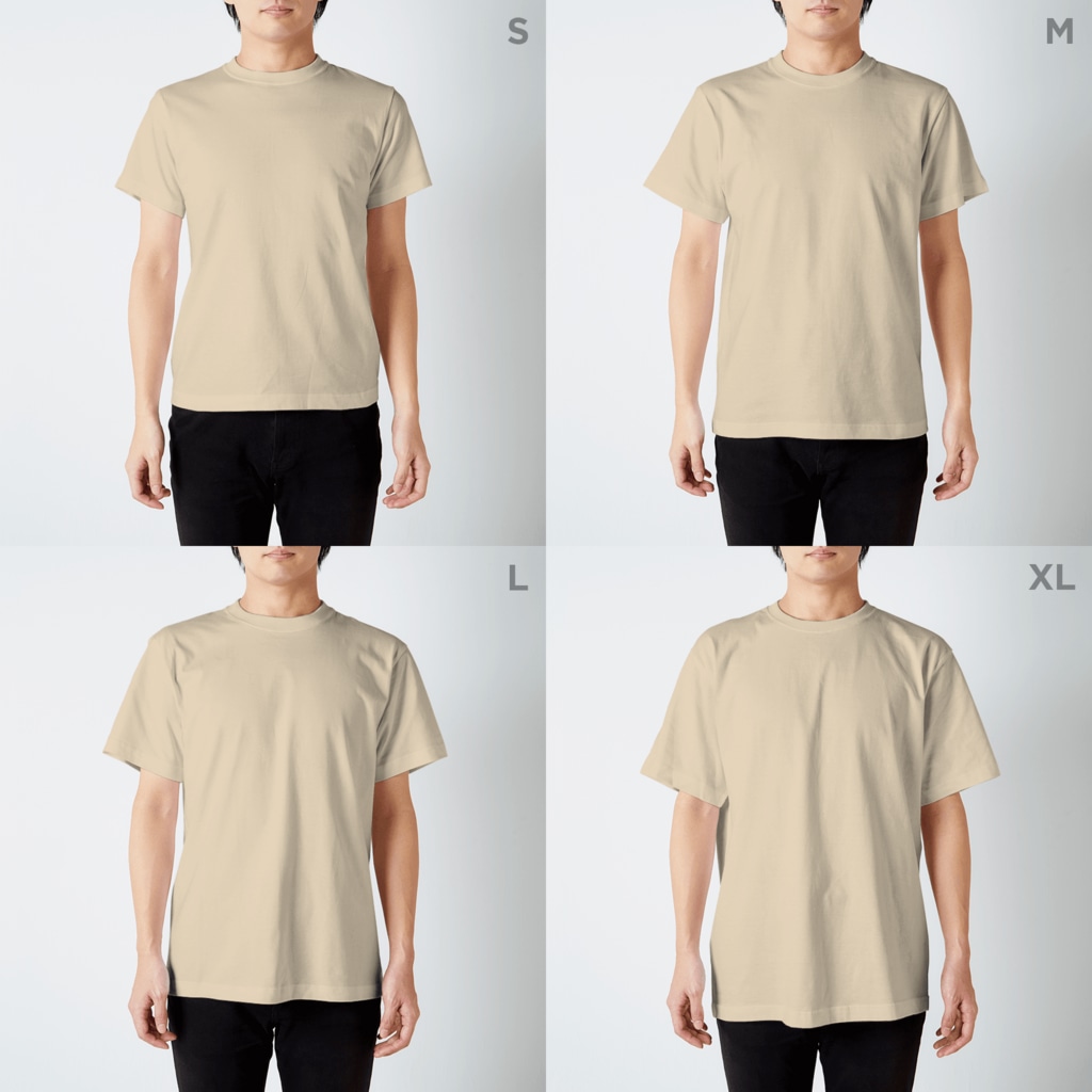 いきもの大好き！ほほえみフレンズのいきもの大好き！ほほえみフレンズ。動物たちが大集合！ Regular Fit T-Shirt :model wear (male)