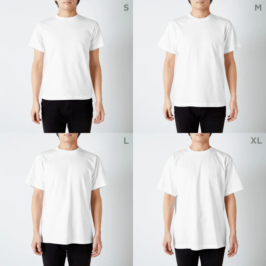 HappyGorillaの仲間2 Regular Fit T-Shirt :model wear (male)