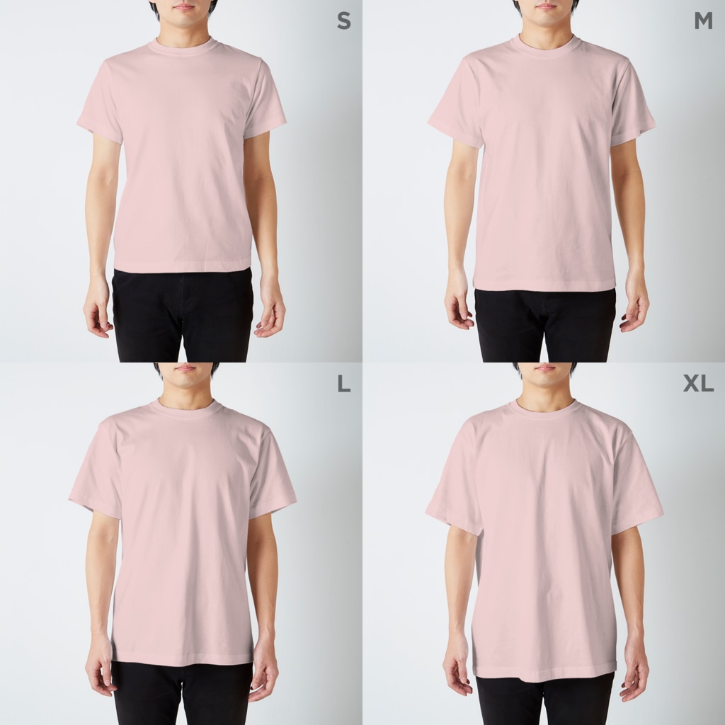 hanjilowのマッチョドラゴン Regular Fit T-Shirt :model wear (male)