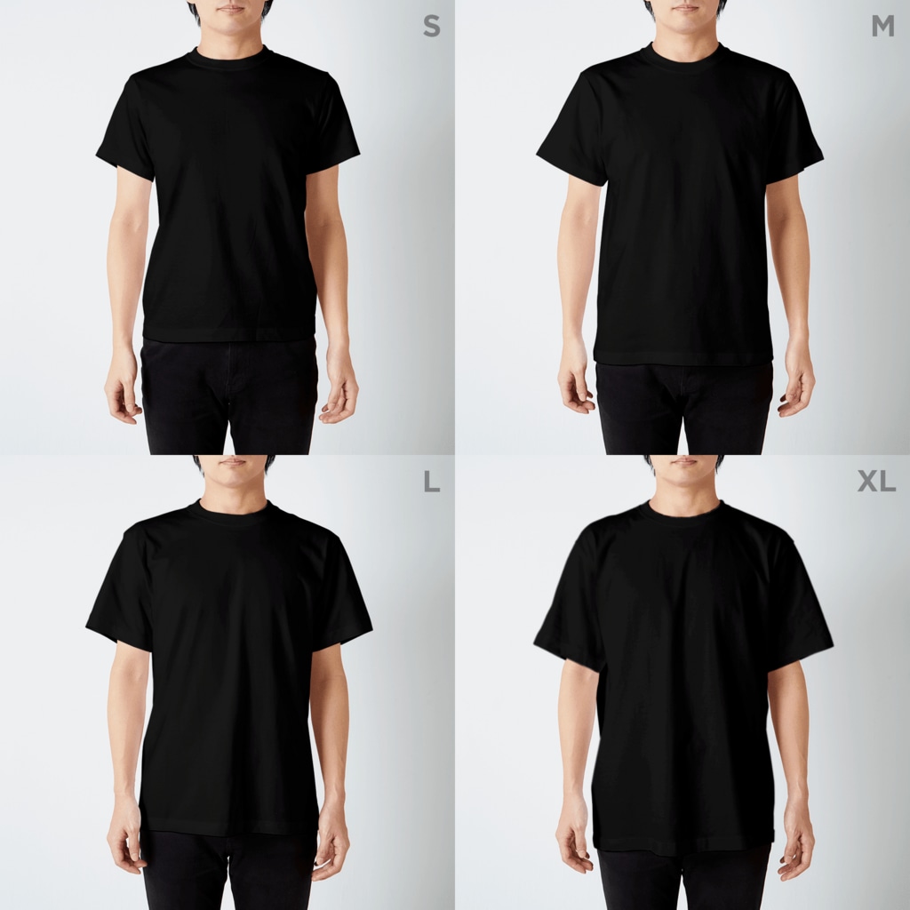 ぱいせんの多次元宇宙タイガー Regular Fit T-Shirt :model wear (male)
