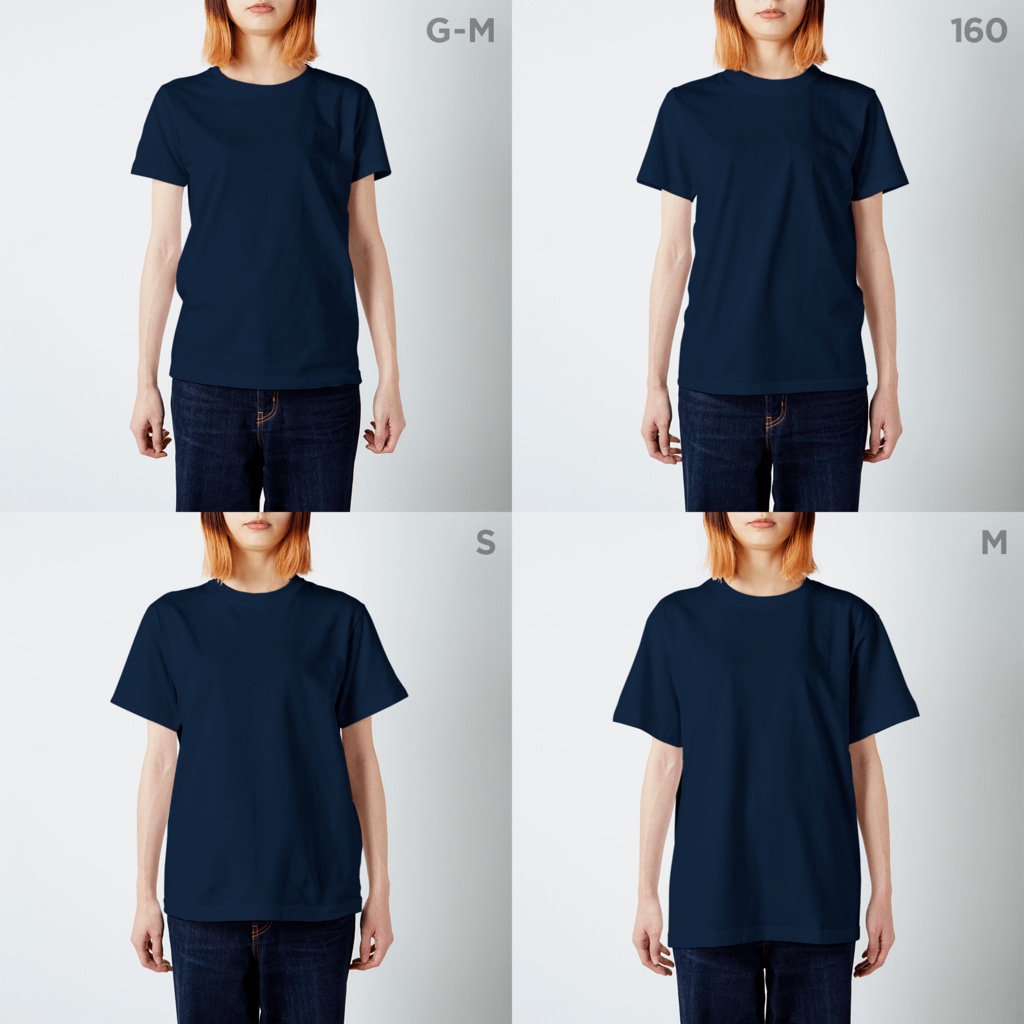 海賊猫 cocoの『銀河鉄道の夜』④「ほんたうのさいはひ」 Regular Fit T-Shirt :model wear (woman)