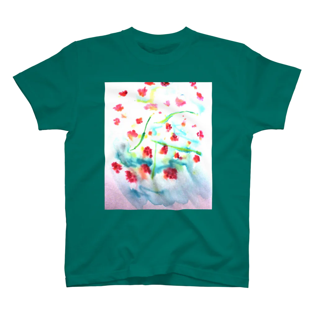 にじのははのにじみ_お花 スタンダードTシャツ