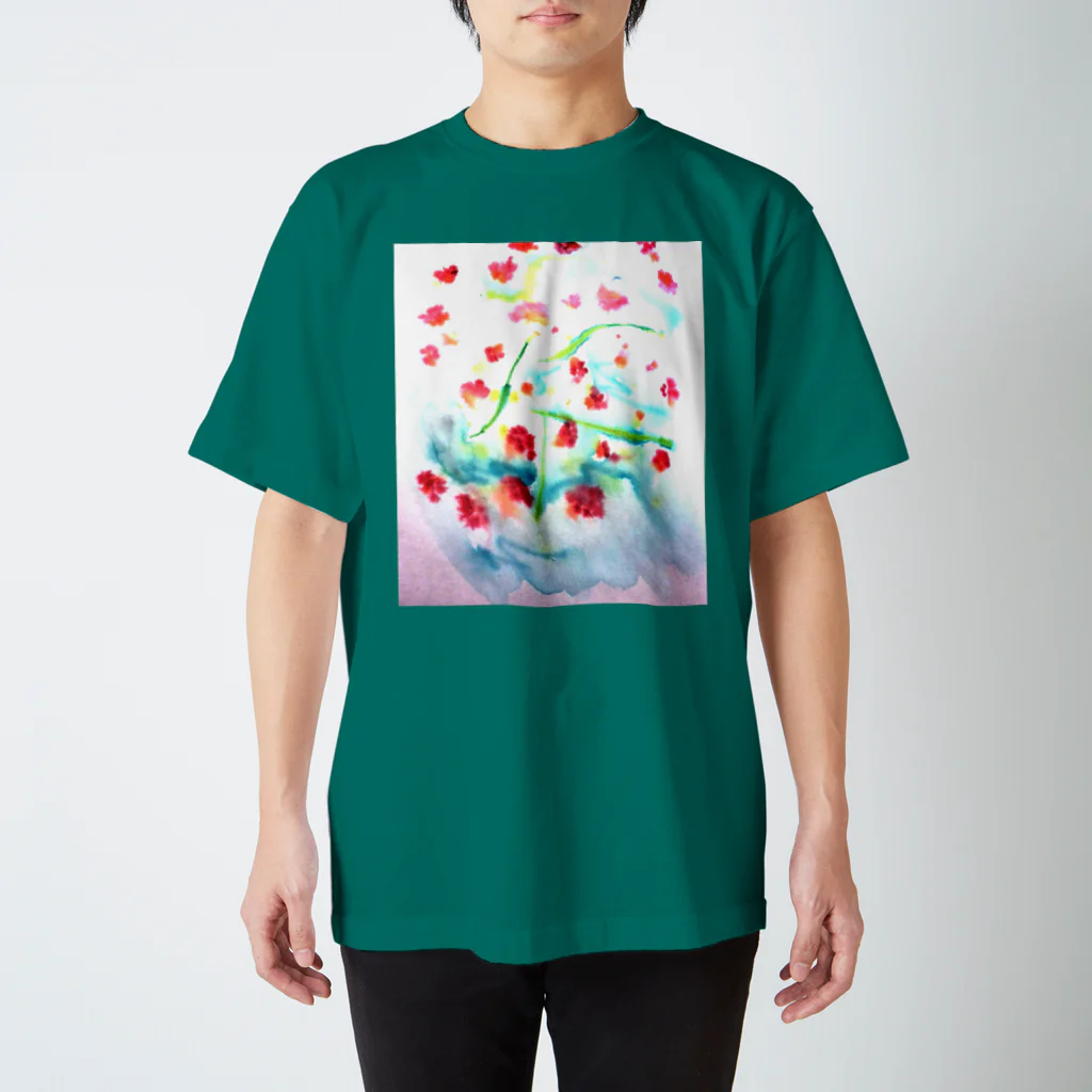 にじのははのにじみ_お花 スタンダードTシャツ