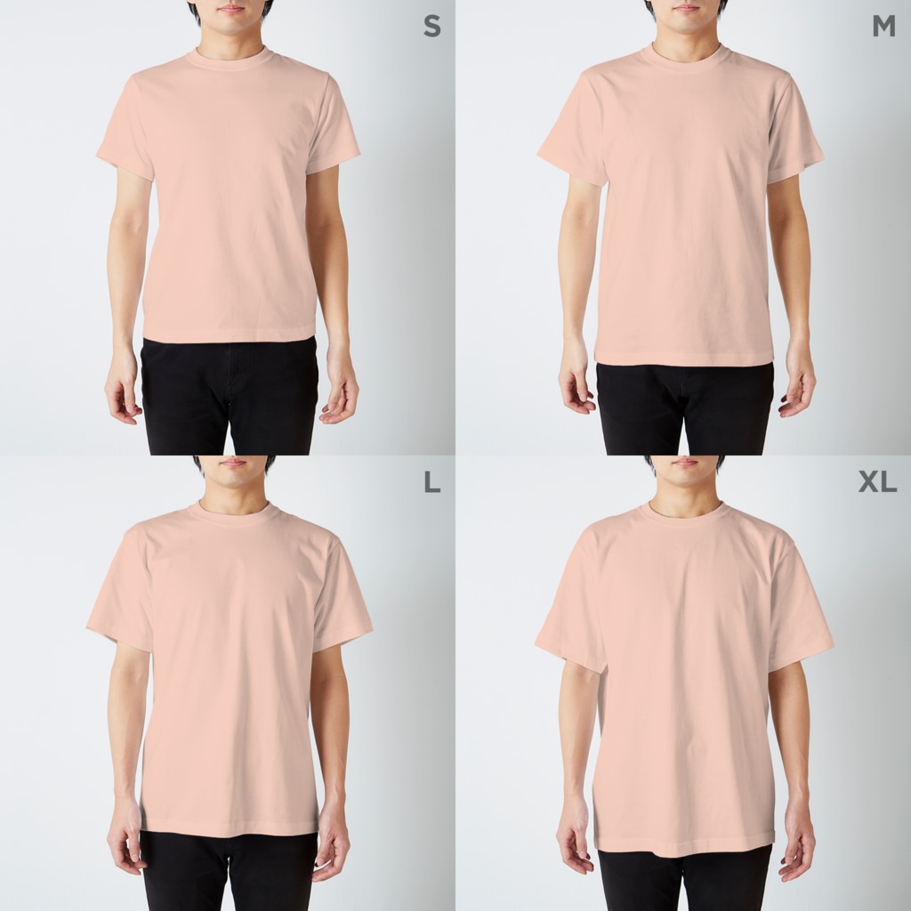 7IRO GLAMOUROUSの※ノエルなし黒文字 7IRO GLAMOUROUSシンプルロゴ  Regular Fit T-Shirt :model wear (male)