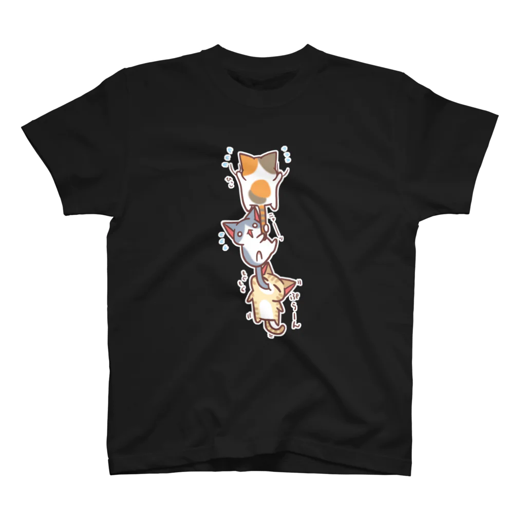 ねこぽん本舗のねこぷらーん スタンダードTシャツ