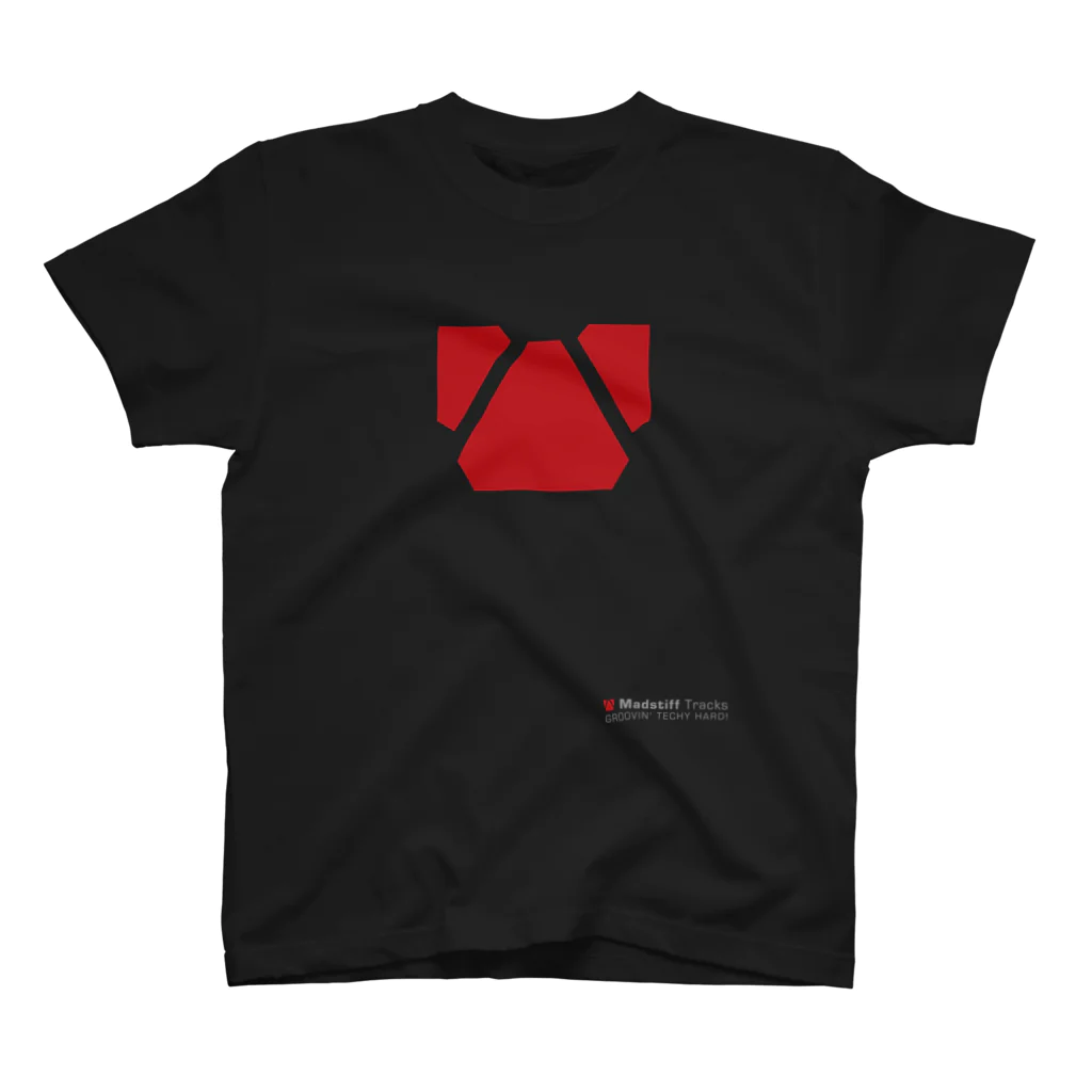 Madstiff TracksのMadstiff Tracks Logo 「CHILDREN'S MADNESS」 [Red] Regular Fit T-Shirt
